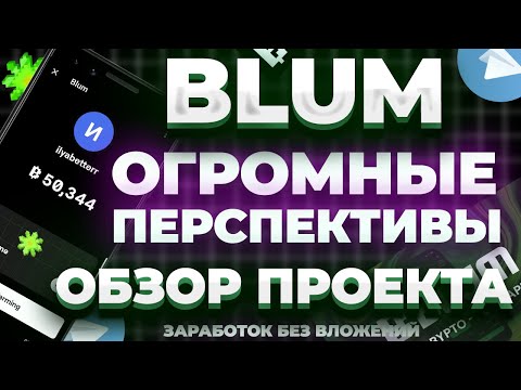 Blum - самый многообещающий проект 2024 года | Заработок без вложений | Как получить большой дроп Blum - самый многообещающий проект 2024 года | Заработок без вложений | Как получить большой дроп